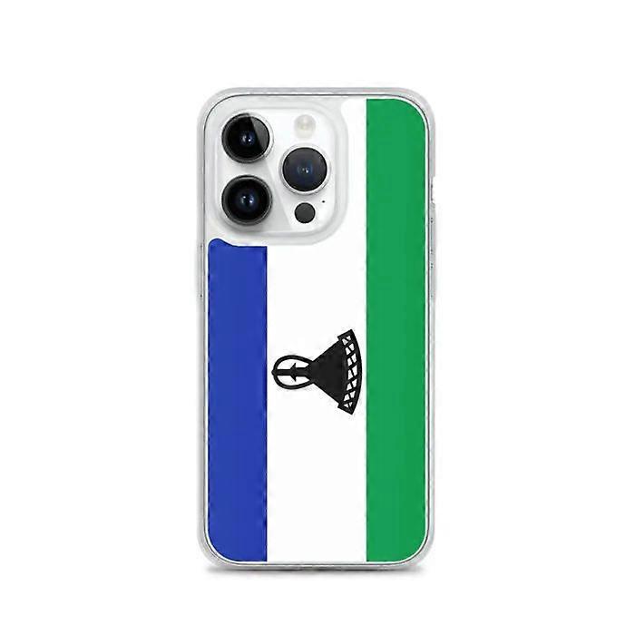 iPhone Case - Lesotho - Flag - Flexible - Multicolor - Compatible with iPhone 14 Pro