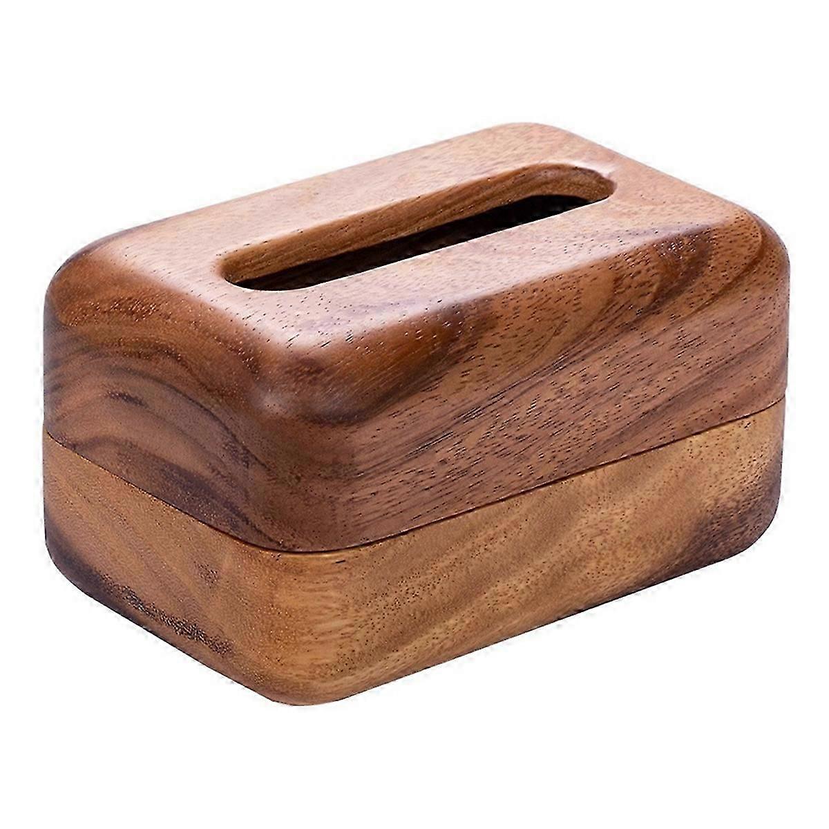 Wooden Tissue Boxes Bread-Shaped Tissue Storage Box