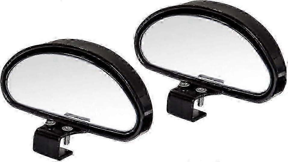 Adjustable Angle Convex Blind Spot Mirror 2pcs Set for Car Side Rearview Accompanied Driving Safety