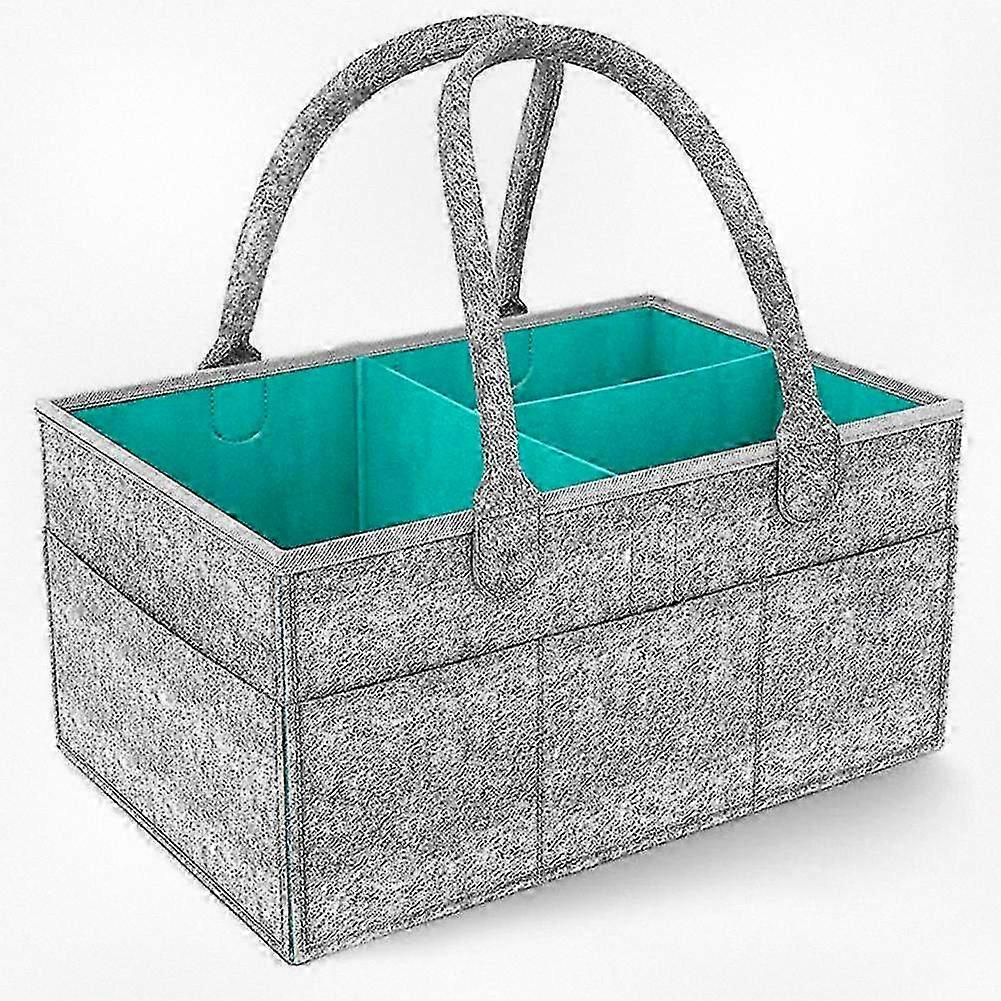 Large Portable Diaper Storage Organizer Caddy for Nursery Suitable for Changing Stations and Caring for Infants