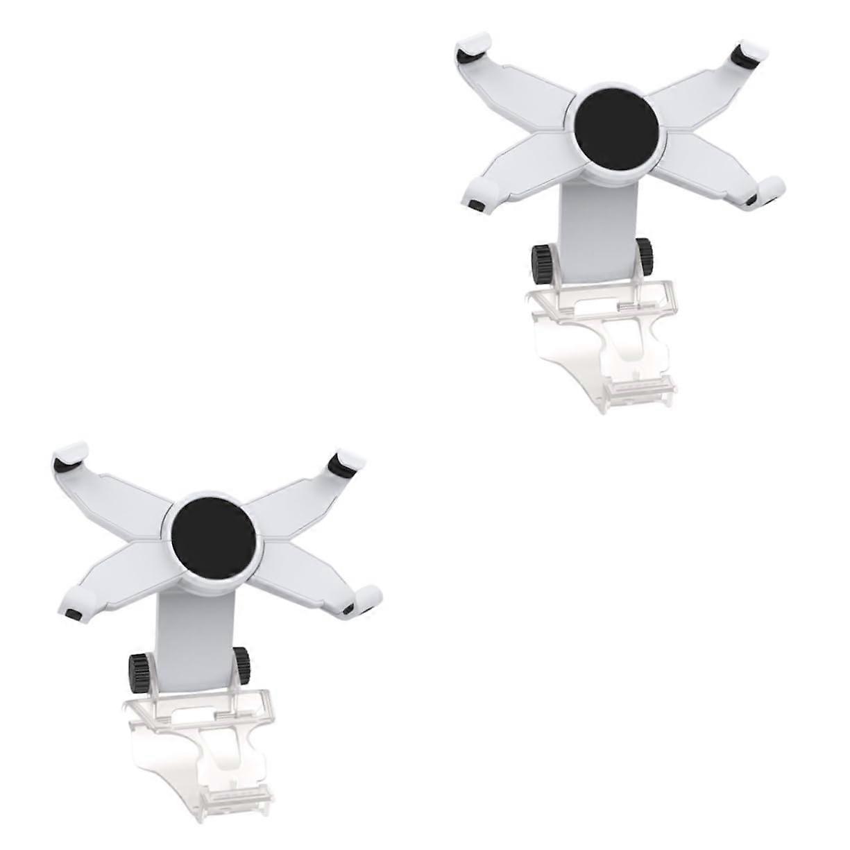 2pcs Handle Bracket Phone Clip Adjustable Rack Cellphone Game Controller Mount Stand
