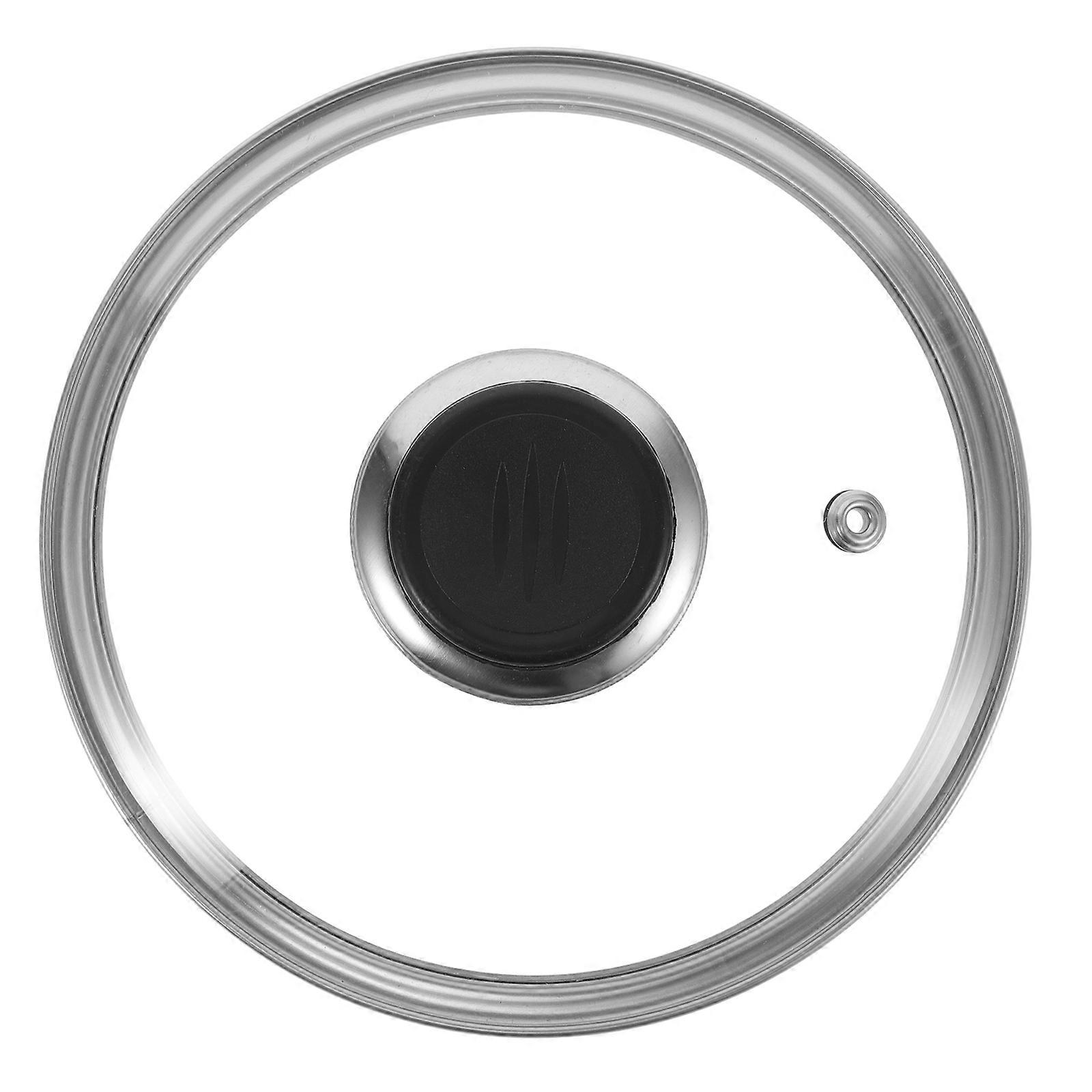 Tempered Glass Lid for Cooking Pots Heat Resistant Cover with Burn Handle for Steam Cooking and Kitchen Use