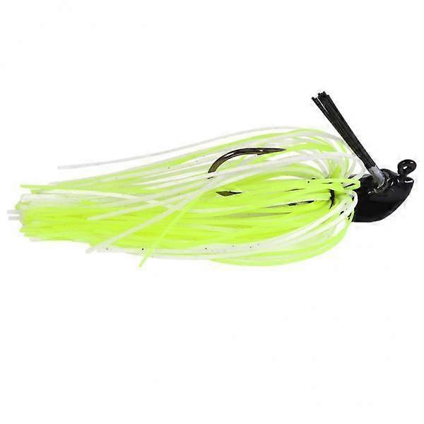 2-6pack Barsch Angeln Jigs Fußball Jig Metall Blei Angelköder Kit 10g Grün