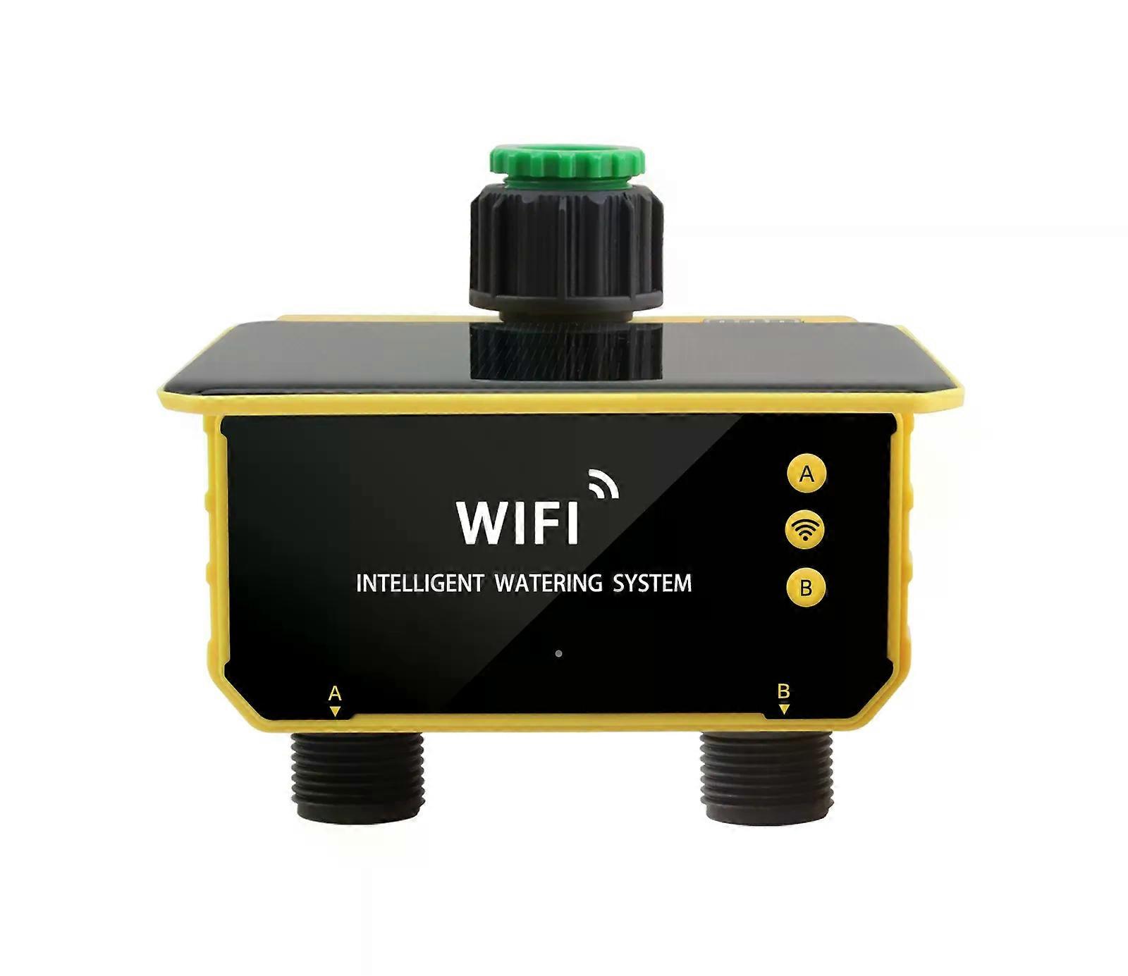 Household 2-Way WIFI  Solar Automatic Irrigation TImer  Rain Sensor Watering controller For Garden Balconi