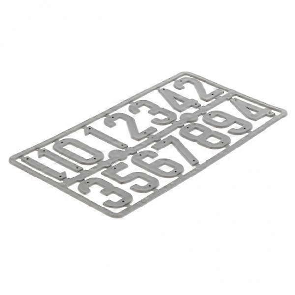 2xNumber Mark for Beekeeper Bee Accessories Tools Grey