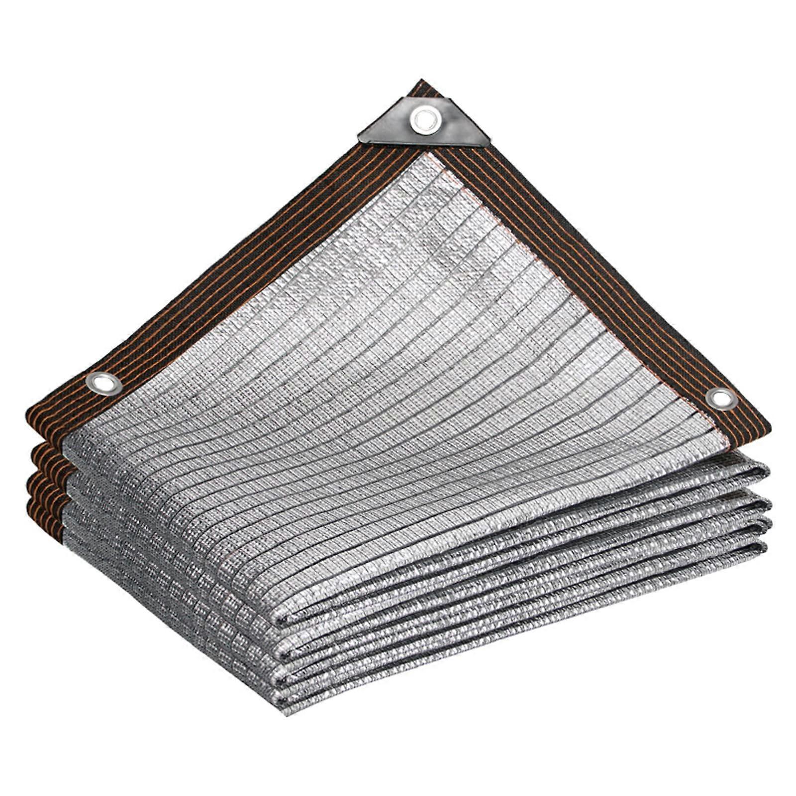 75% Reflective Aluminet Shade Fabric Panels with Eyelets 1x1m/3.3x3.3ft Ref: 6473