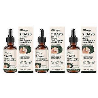 7 giorni Tea Tree Ginger Nailfungus Trattamenti Nutriente Rinforzante Unghie Liquido per una crescita più sana