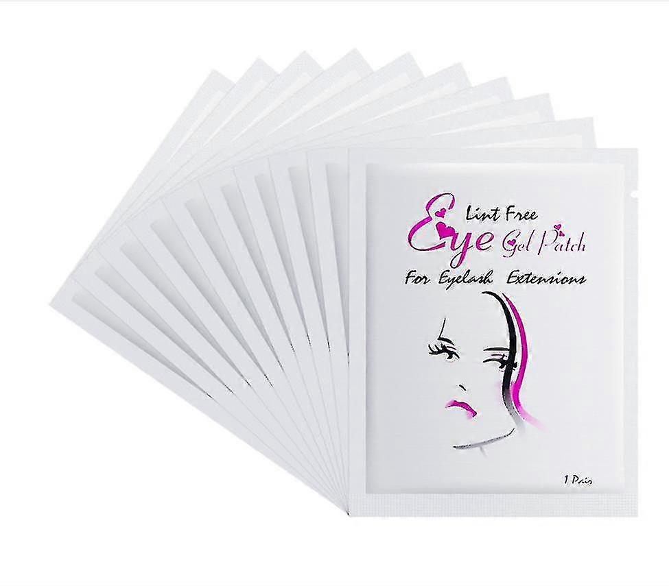 2025 Eye Primer 20pairs Under Gel Pad Patch Lint Free Extension Tape Eyelashes Grafting Eyelash Silver
