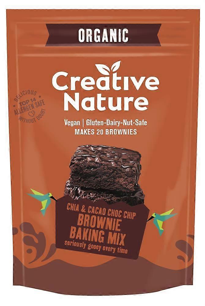 Creative Nature økologisk chia- og kakaobrownieblanding 400g