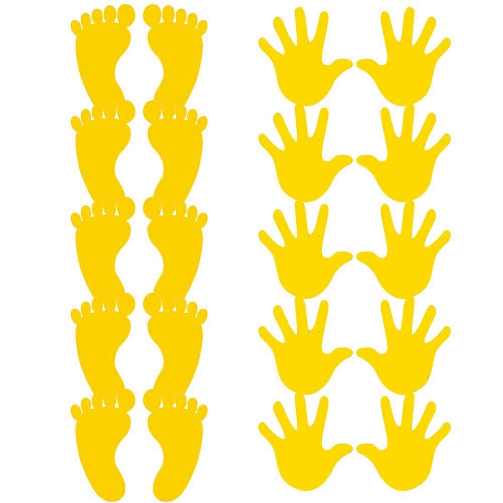 Child Friendly Wall Stickers, Handprint for Versatile Use