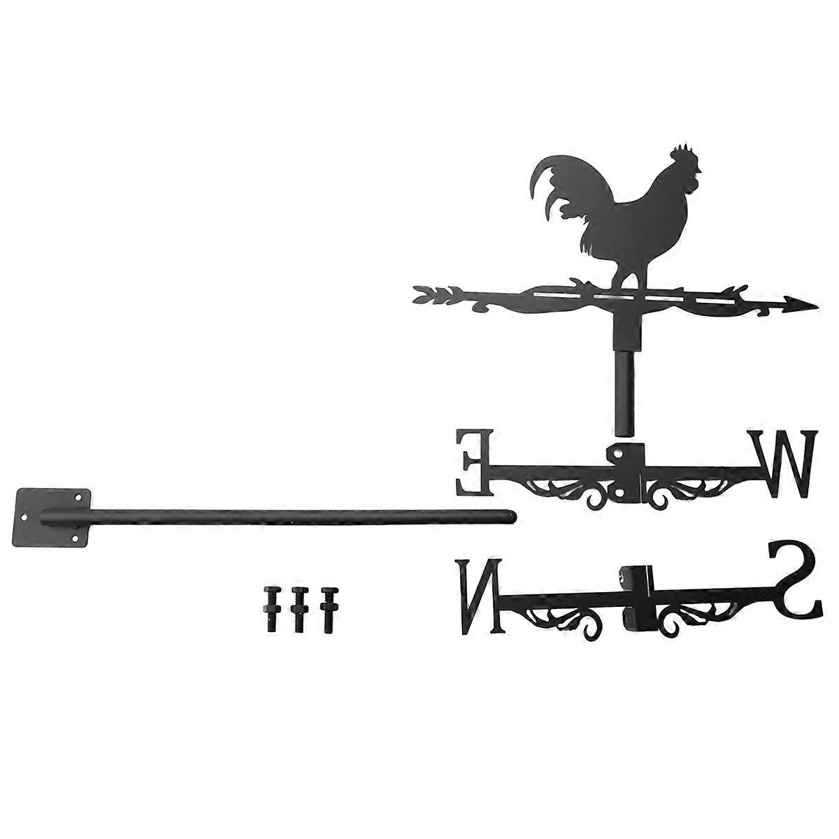 Cockerel Weather Vane - Direction Indicator for Outdoor Farm Yard