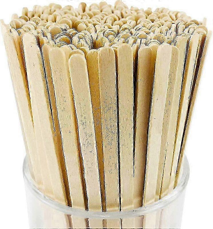 500pcs生分解性木製コーヒー攪拌スティック、5.5 "環境にやさしいバーチウッドスターラー