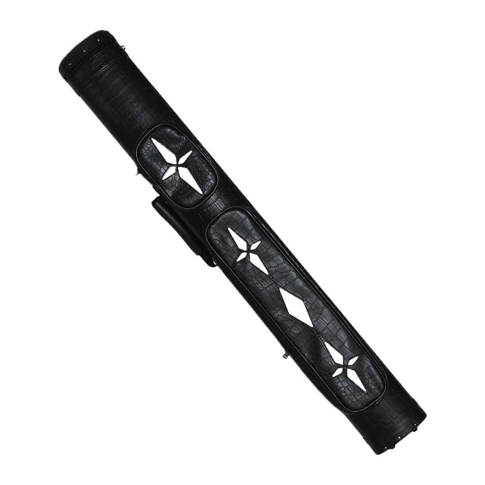 Pool Cue Case 4 Holes Accessories Snooker Adjustable Shoulder Strap Organizer