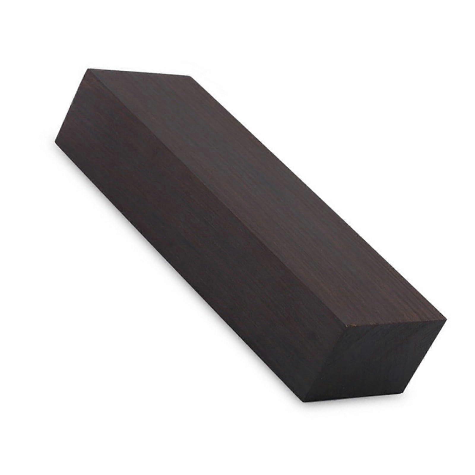 Ebony Block Blank for Unfinished Guitar Wood Material, Raw Winding Handle, Pick String Board, Accessories