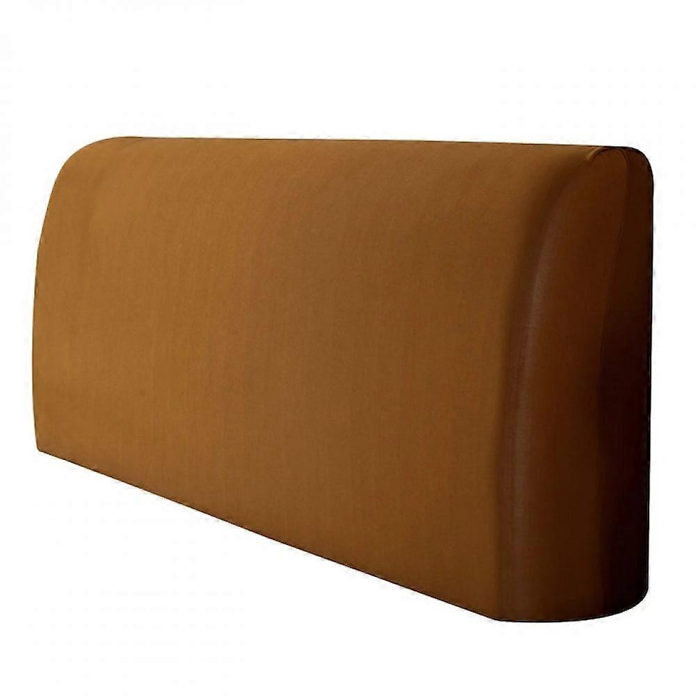 Sengegavltrekk, polyester, bøyelig, brun, L1.8M