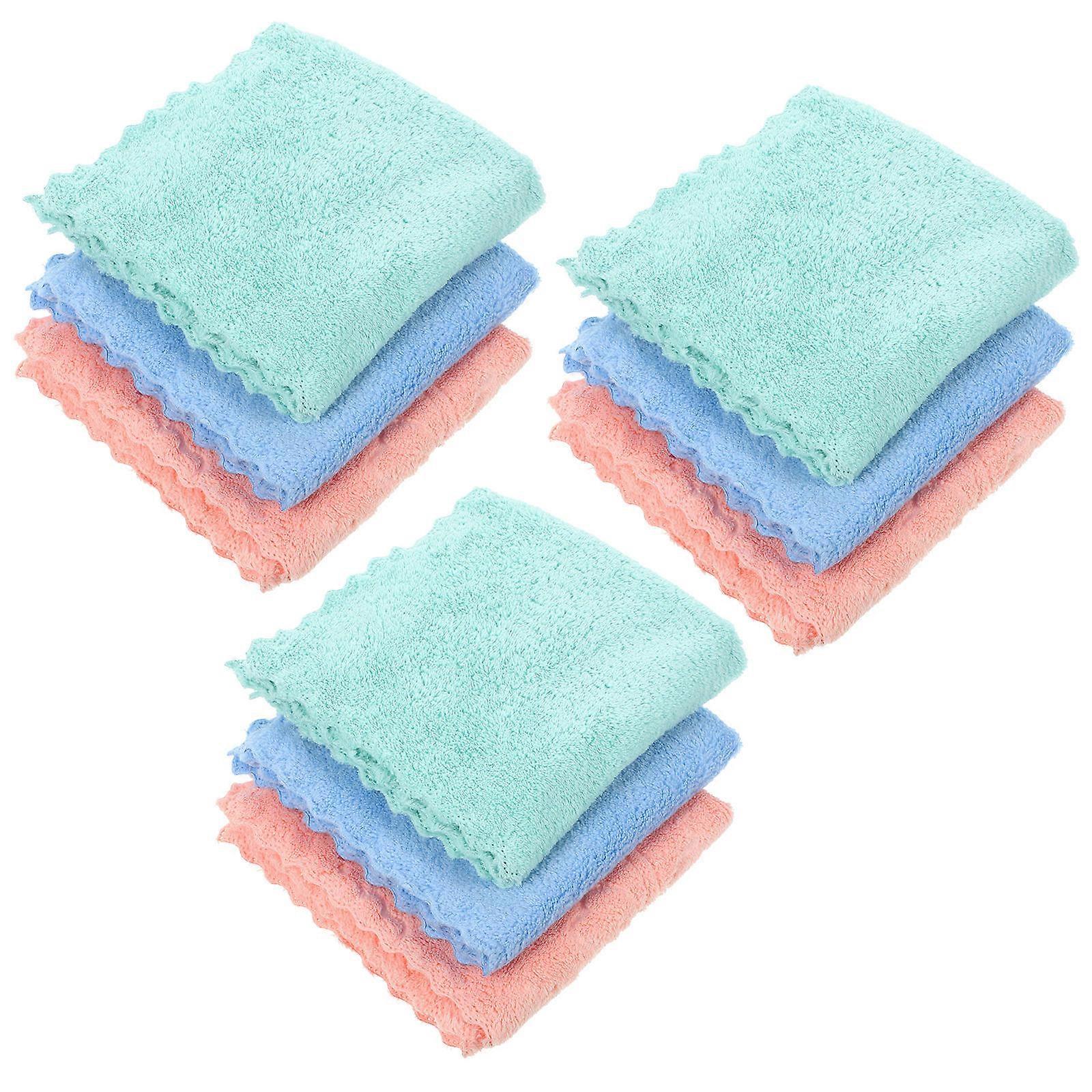 Microfiber Makeup Remover Cloths Soft & Absorbent Washable Face Cloths for Women, Mixed Colors, Travel & Daily Use