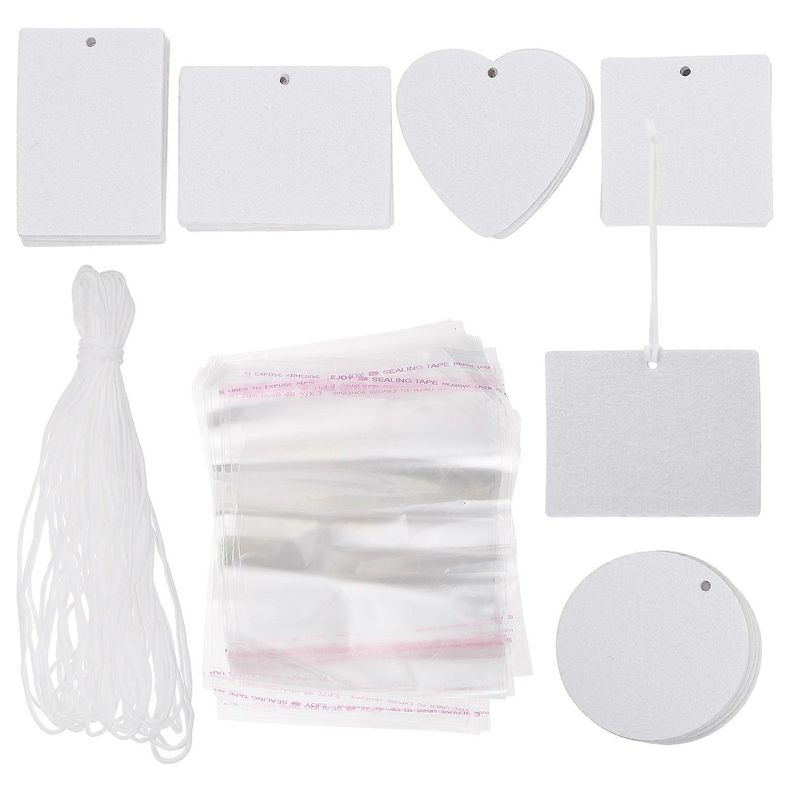 Felt Air Freshener DIY Sublimation Blank with String Odor for Home, Car, Laundry, and Pet Areas