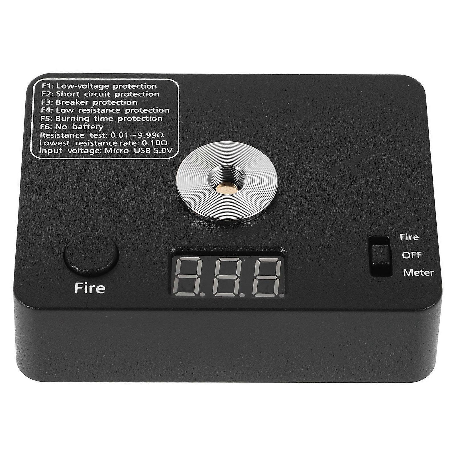 Electronics Kit Precision Mini Ohm Meter For Circuit Maintenance Electricians Resistance Measurement Compact Size 1Pack