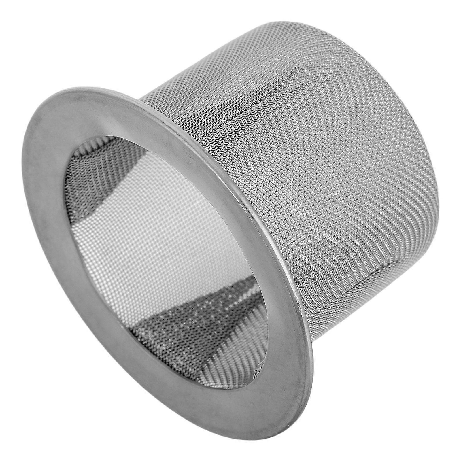 Prevents Wiper Clogs Windshield Washer Fluid Filter Stainless Steel Funnel Car Reservoir Cup Silver 4.20X4.20X2.40CM 1Pack