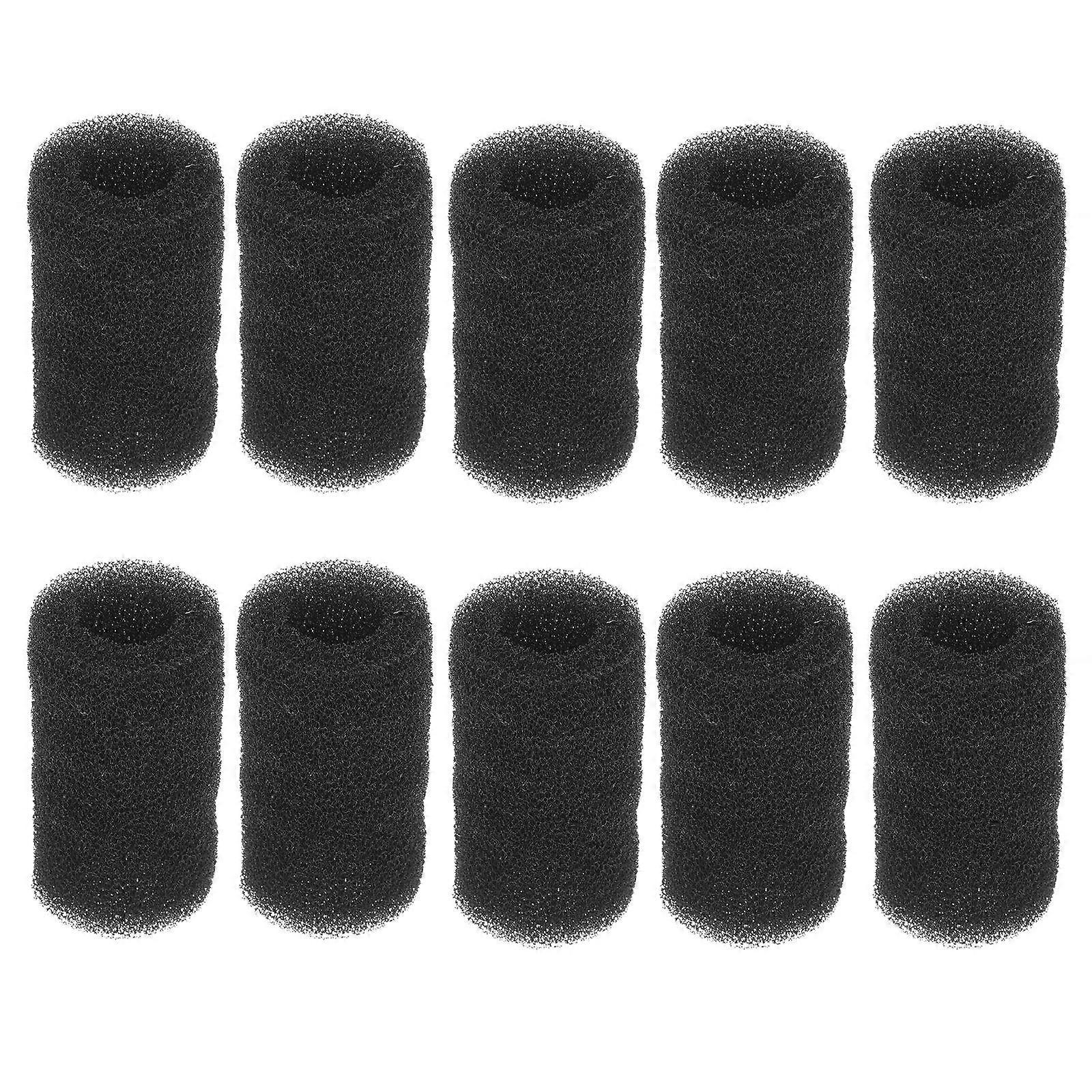 Fish Tank Filtering Sponge Replacement Sponge Filter Media Pads For Fish Raising Experienced Users 8.00X4.00X4.00cm Debris Filtering 10Pcs