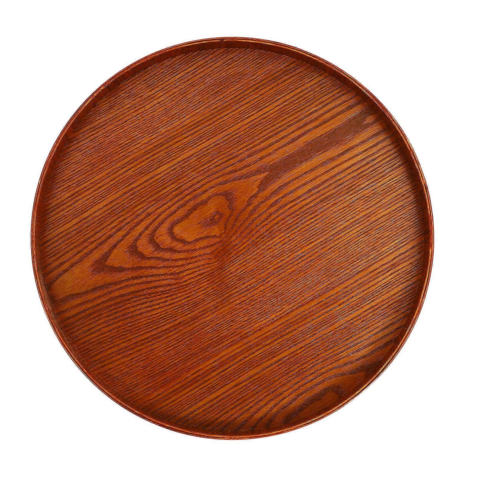 Brown Synthetic Material Fruit Plate for Food Safe and with Natural Look 1pc