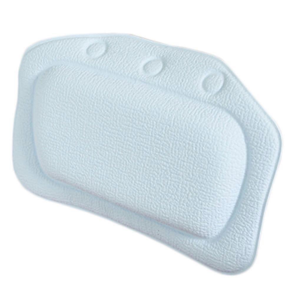 Bathtub Pillow Bath Head Rest For Tub Sky-Blue 31x21cm Head Support Shoulder Support 1Pack