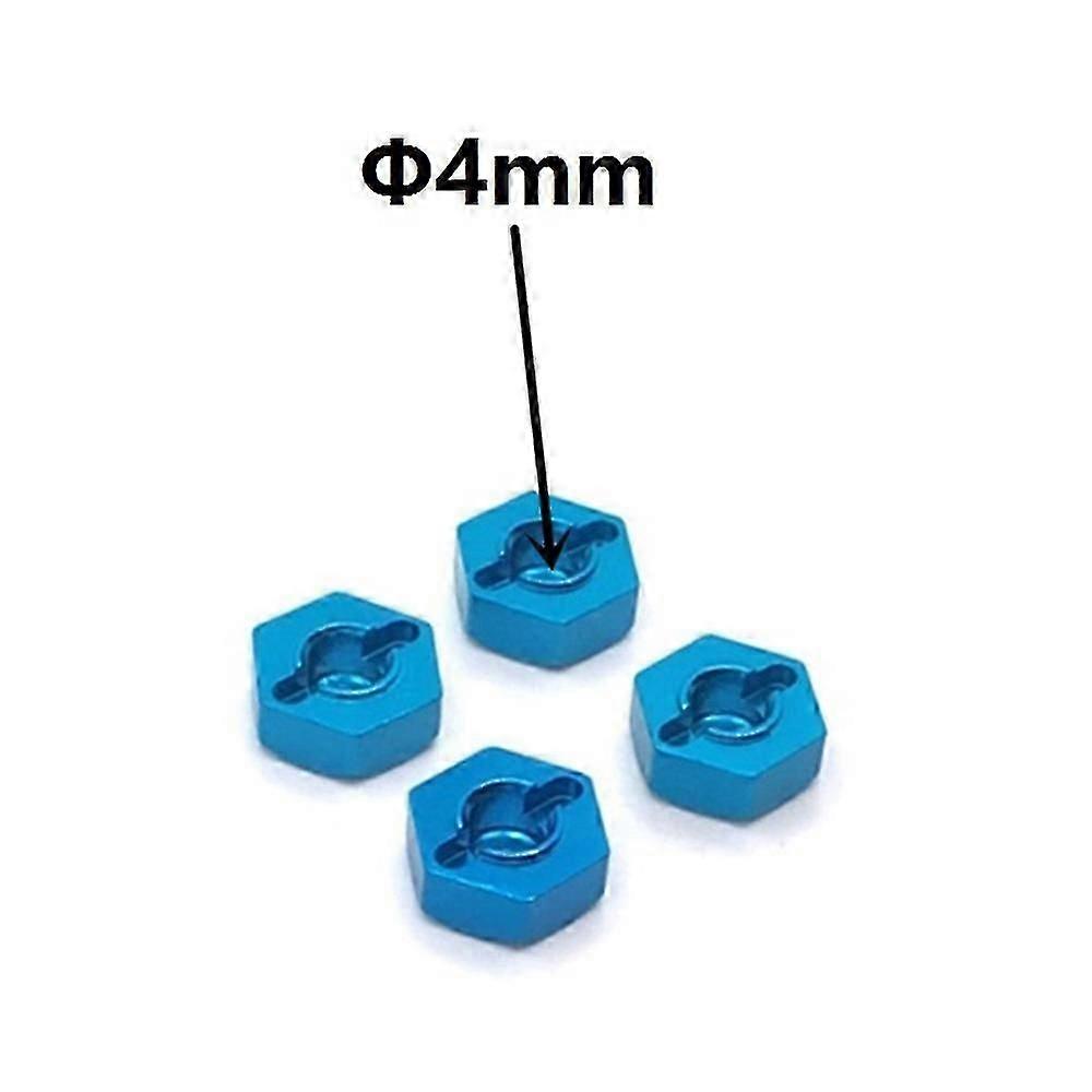 Hex Wheel Hub Adapter With Nut Sleeve For Mn-999 Mn 999 D90 1/10 Rc,4