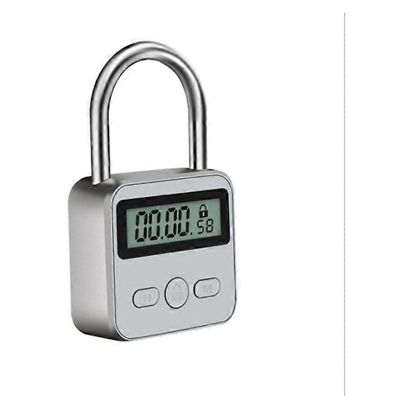 Brynnl Smart Time Lock Max 99 Hours Time Lock with LCD Display USB Rechargeable Security Padlock