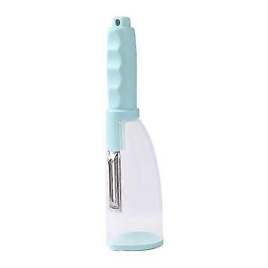 Fruit Cutter Washable Easy to Grip Hanging Design Practical Vegetable Carrot Peeler with Container for Kitchen