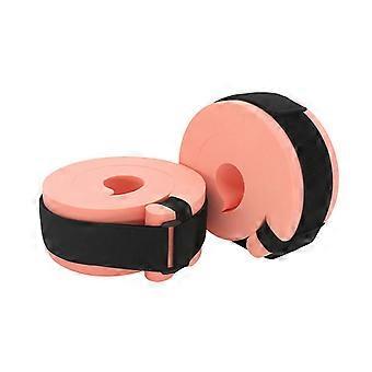 Pair of 2 Foam Swim Cuffs with Ankle and Arm Strap and Quick-Release Buckle, Aqua Aerobics Swim Ring