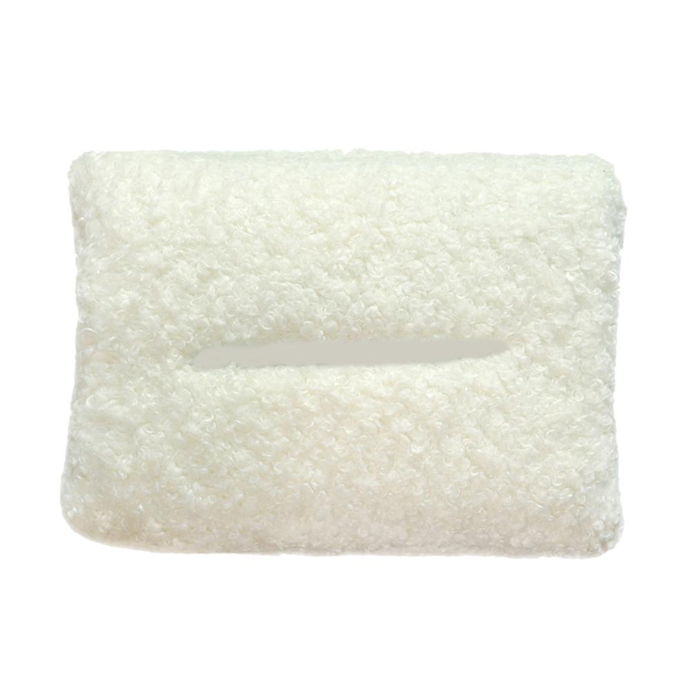 Lamb Wool Car Tissue Holder   Soft Seat Back Napkin Storage Box for Easy Access, Durable & Practical Car Organizer to Keep Your Vehicle Neat