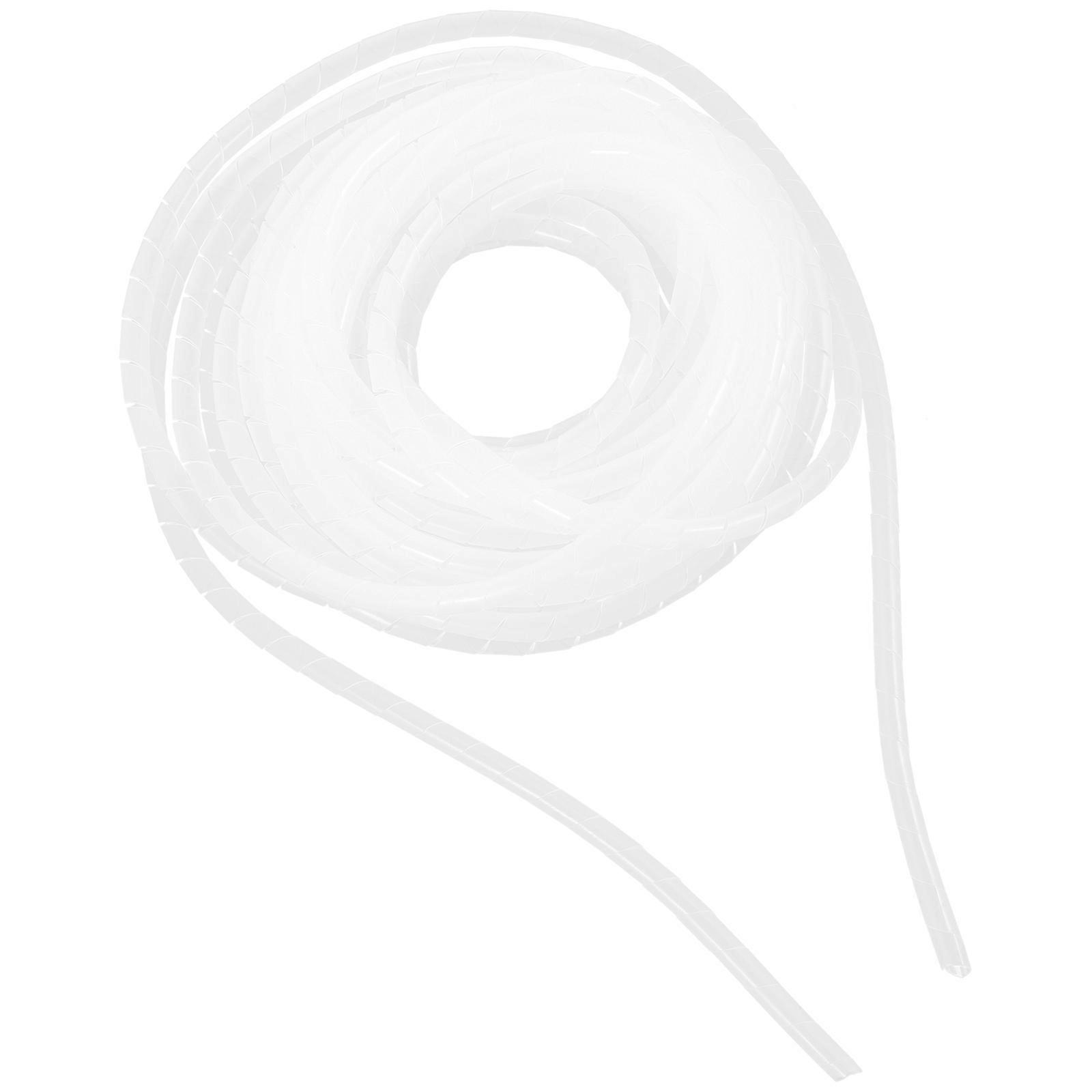 Spiral Cable Management Sleeve PE Cord Wrap Wire Organizer Durable Protection Easy Unwrap Efficient Organization for Home Office
