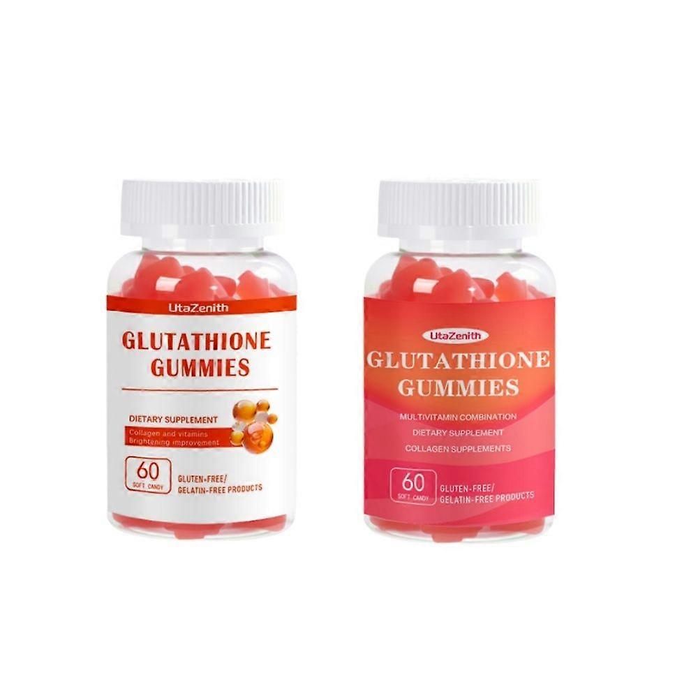 L, Gummies au glutathion, avec vitamine B6, pack combiné