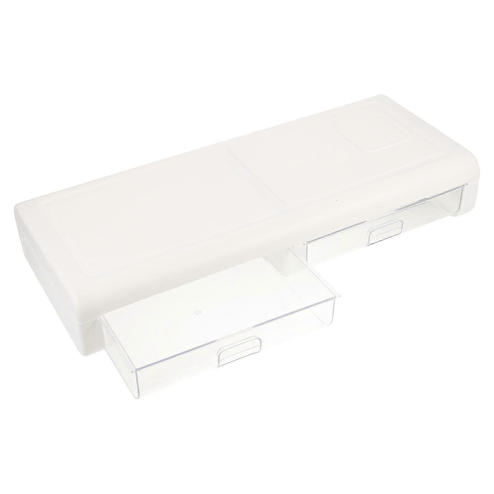 Computer Screen Riser Desk Organizer Plastic Multi-function Compact Size Neck Protection Space-saving Design 1Pcs