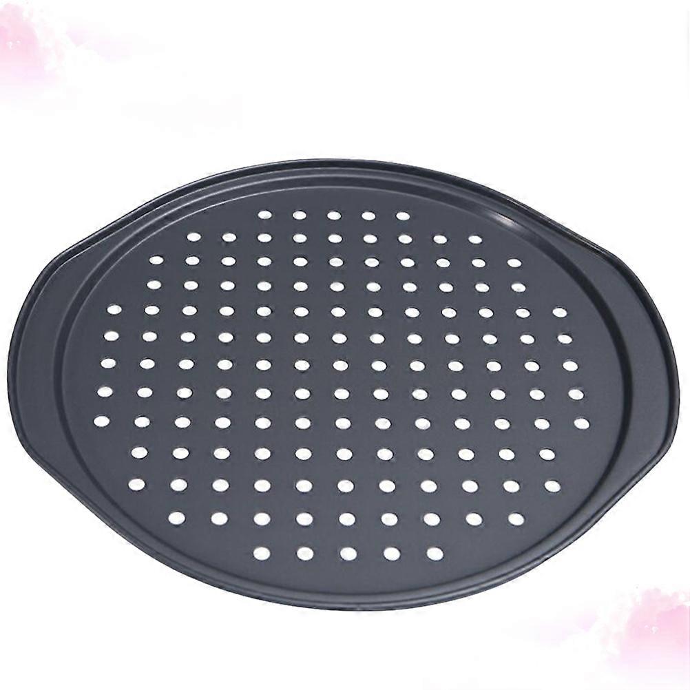 Kitchen Pizza Bakeware Non Stick Pizza Baking Pan Carbon Steel 36x33x1.5cm 1Pack