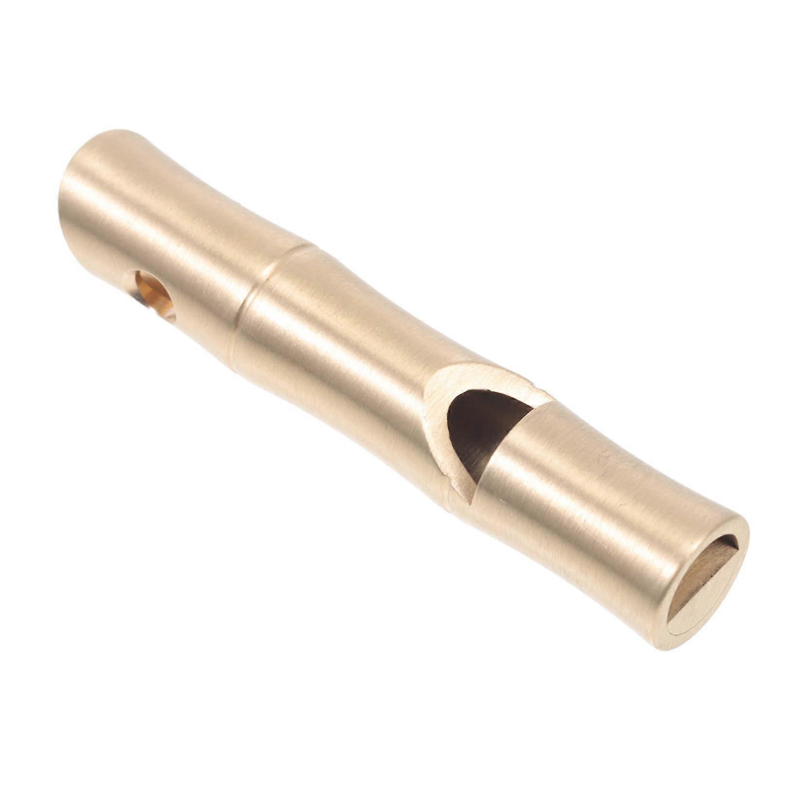 Outdoor Survival Whistle Brass Emergency Whistle for Camping Dog Training Compact Signal Whistle 1 Inch