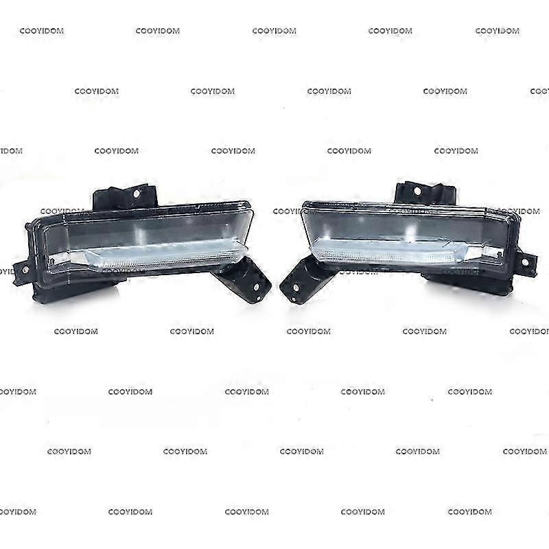 Fog Lights for a Certain Brand Camaro SS 2016 2017 2018 Car LED DRL Clear Lens White LED Daytime Running Light