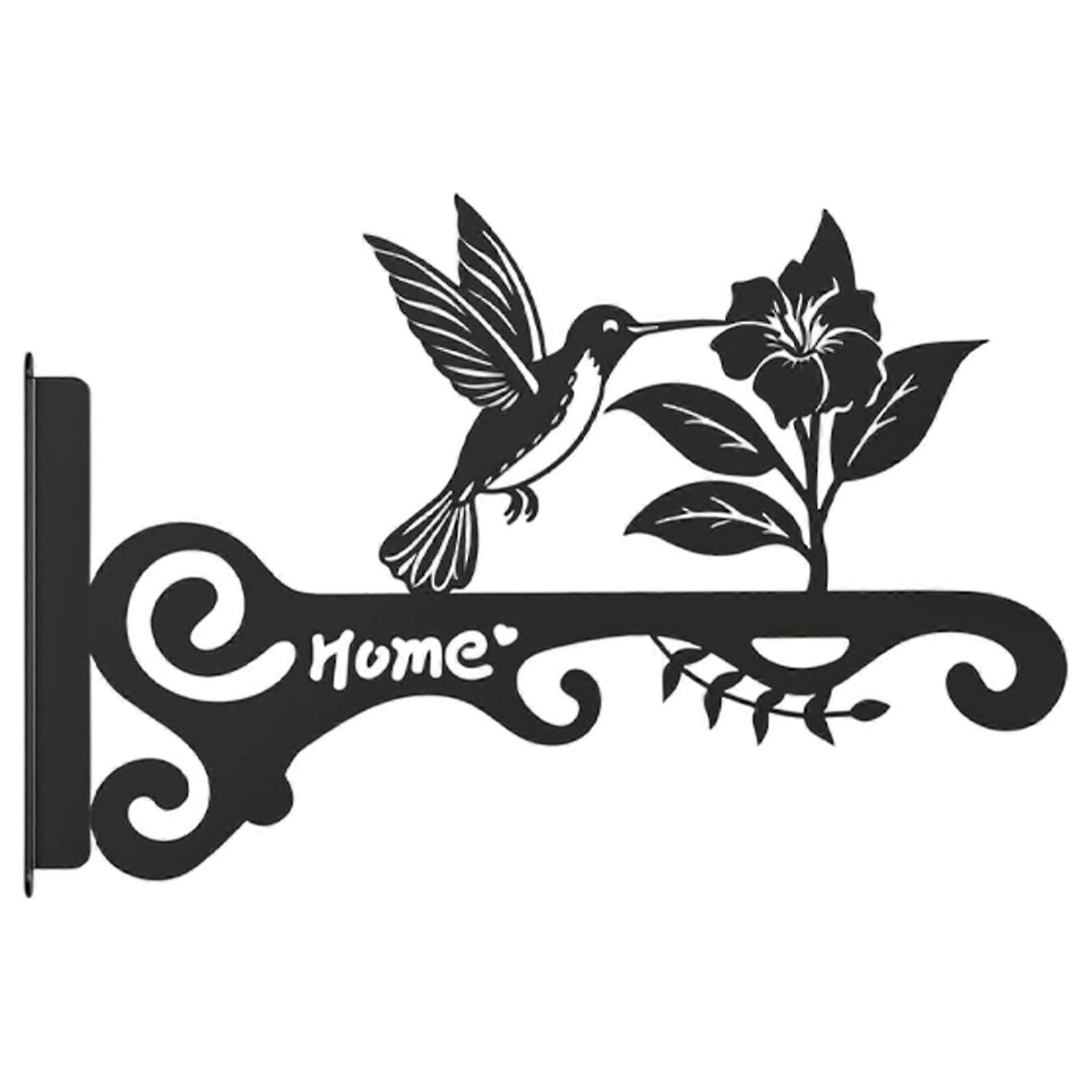 Decorative Iron Hanging Hook With Reinforced Design For Garden Porch Plant Display Birdhouses Lanterns Wall Mount Decors