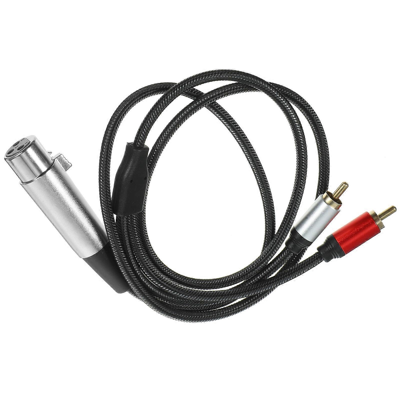 Xlr Balanced Audio Cable 3 Pin Microphone Cable Practical Audio Equipment Cable For Musicians Simple Design 1Pack