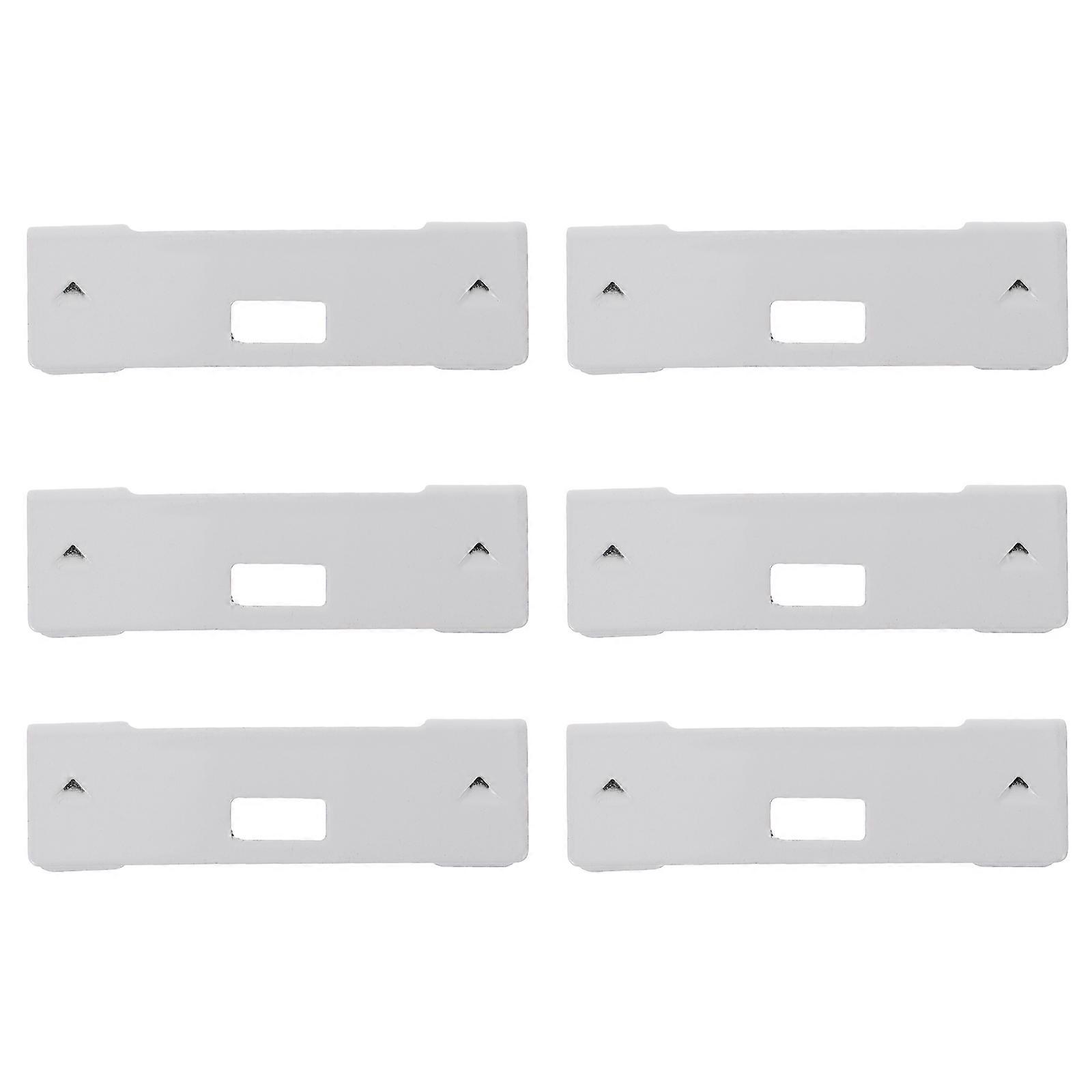 Vertical Blind Repair Clips Vane Savers For Diy Projects Easy Installation White 6Pcs