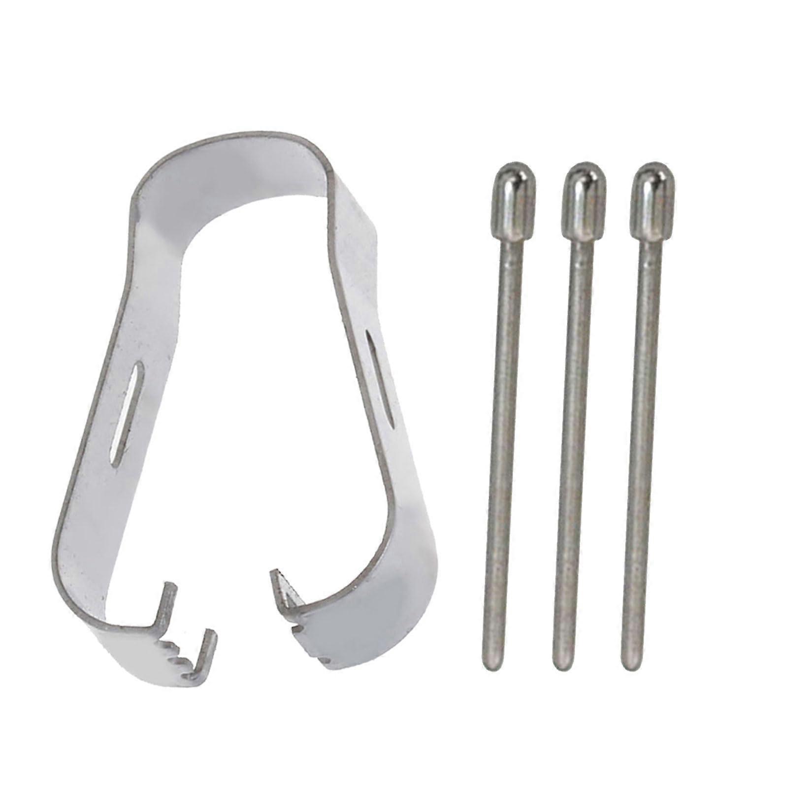 3 x Metal Pen Refills and Clip for Remarkable Writers, Writing Pens, Smooth Writing and Easy Replacement