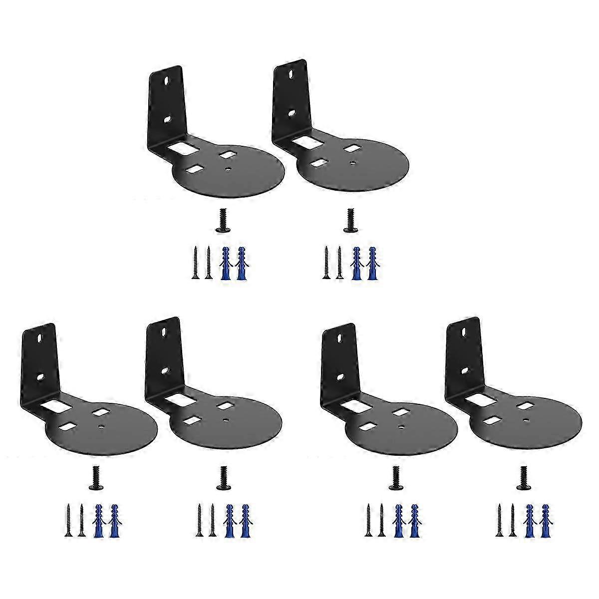 6Pcs Speaker Wall Mount Bracket For Era 100, Speaker Holder Replacement Stand Bracket