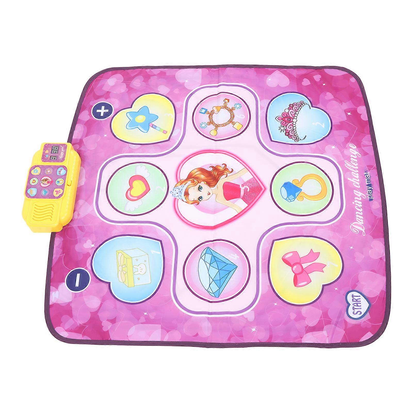 Kids Music Dance Mat Foldable Improve Coordination Prevent Slip Electronic Dancing Pad 