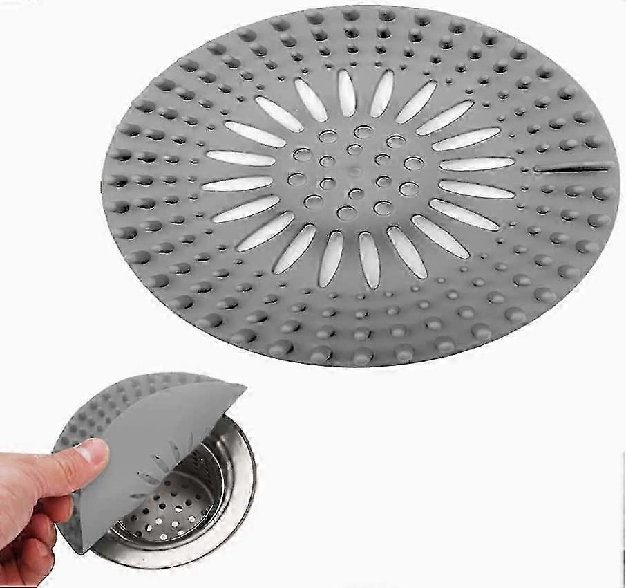 Drain Filter Silicone, Tub Drain Cover2PCS