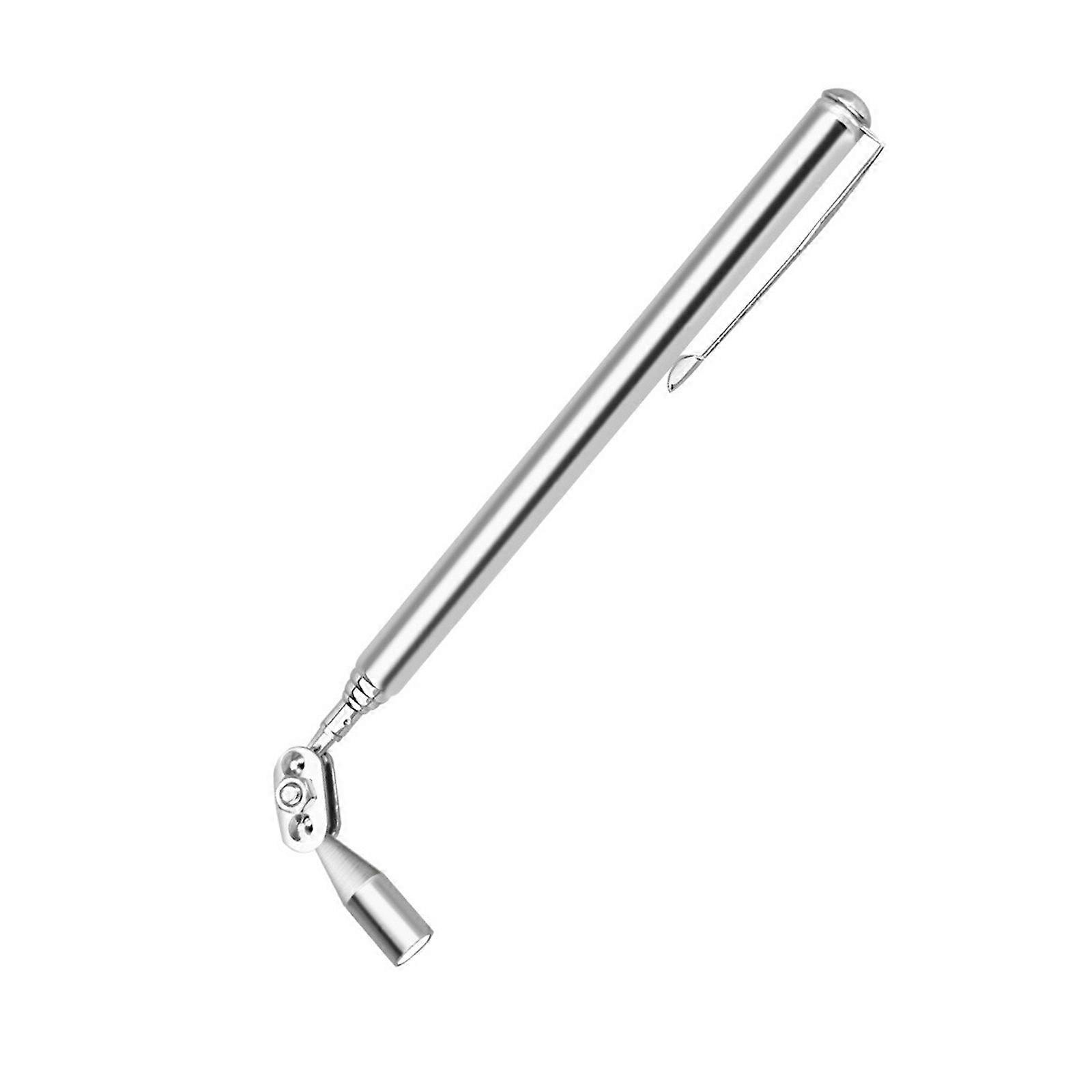 Flexible Neck Magnetic Pickup Tool Retractable 5 Segment Poles 1.5lb Capacity Bendable Head for Metal Object Retrieval Multicolor