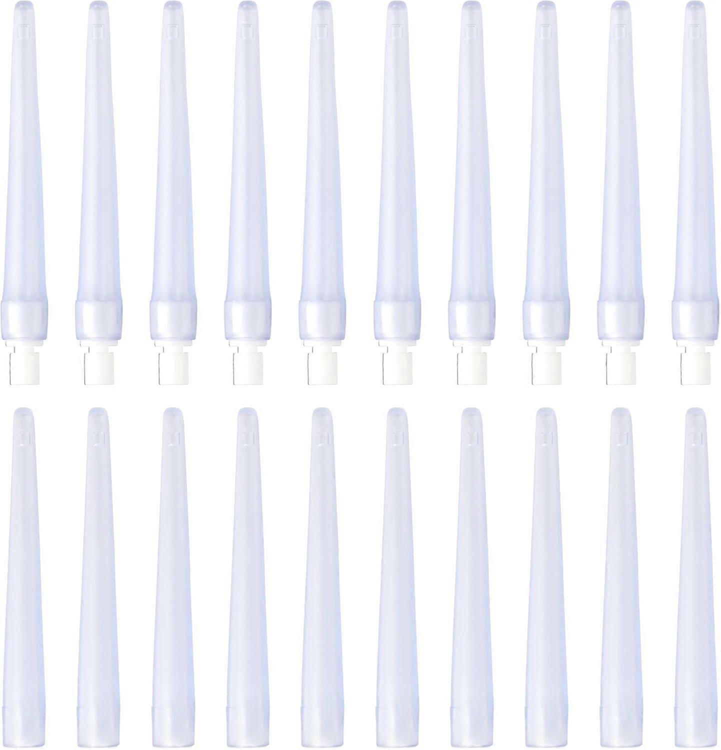 20 Pcs Enema Replacement Flexible Tips for Enema Kit with Connecto