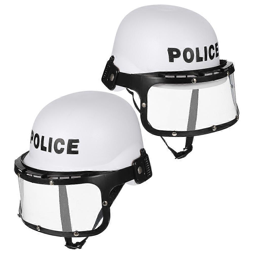 Lifelike Police Cosplay Hats for Adults – Lightweight Plastic Costume Party Hats for Halloween and Themed Events