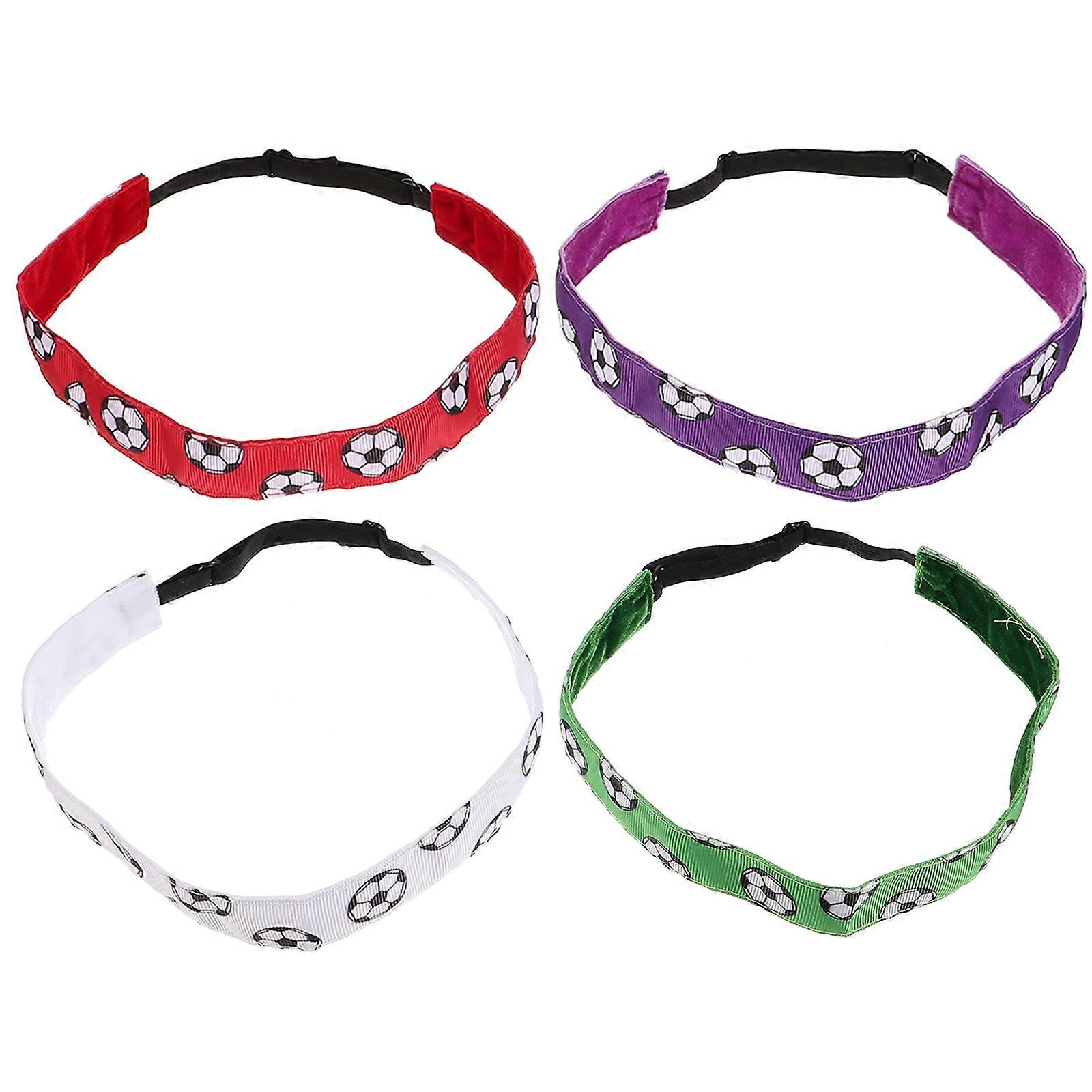 Cloth Material Elastic Headbands For Gym And Workouts 4Pcs