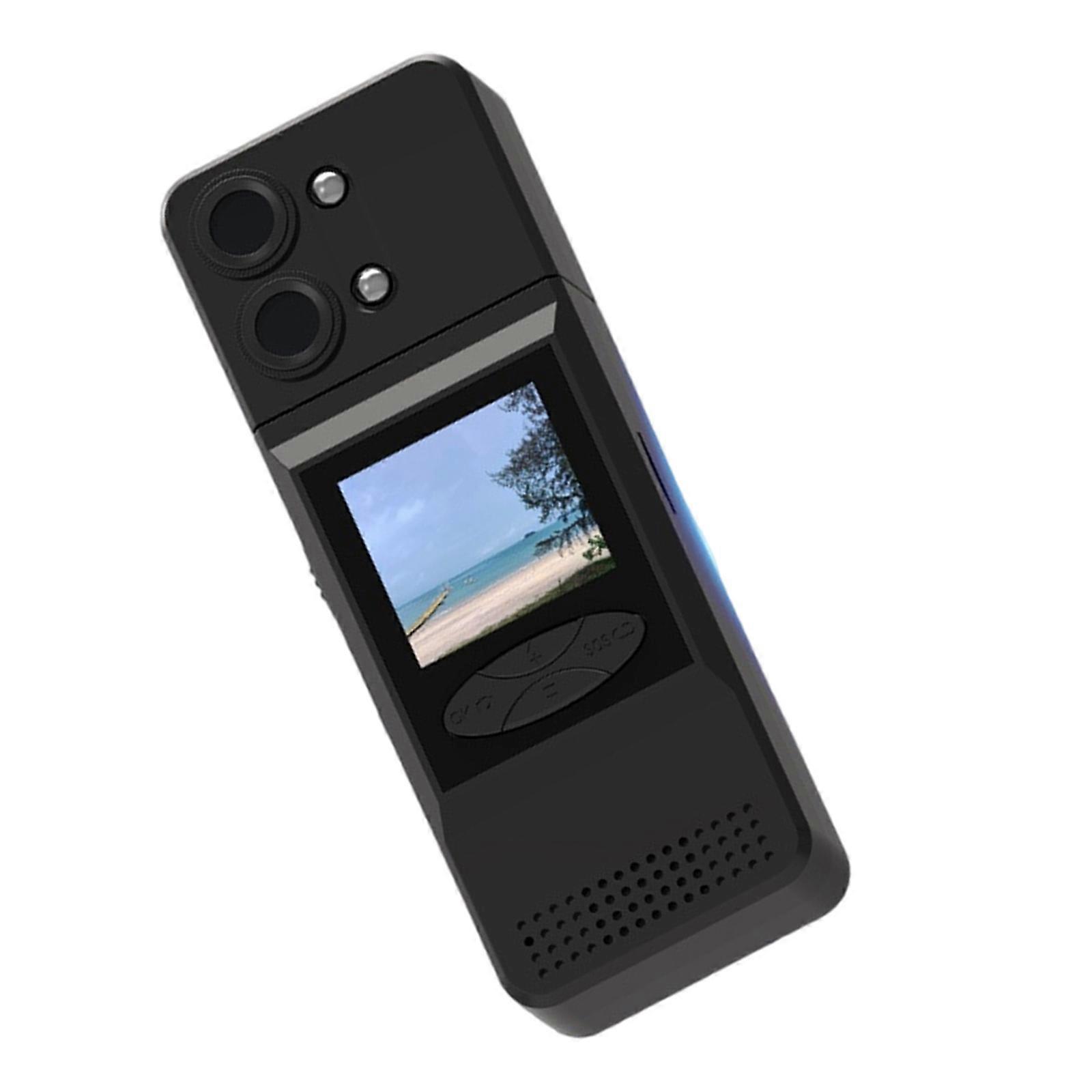 Wearable Video Recorders ,OLED Display Miniature Camcorder for Teachers and Travelers Video Recorders Easy Playback Multicolor