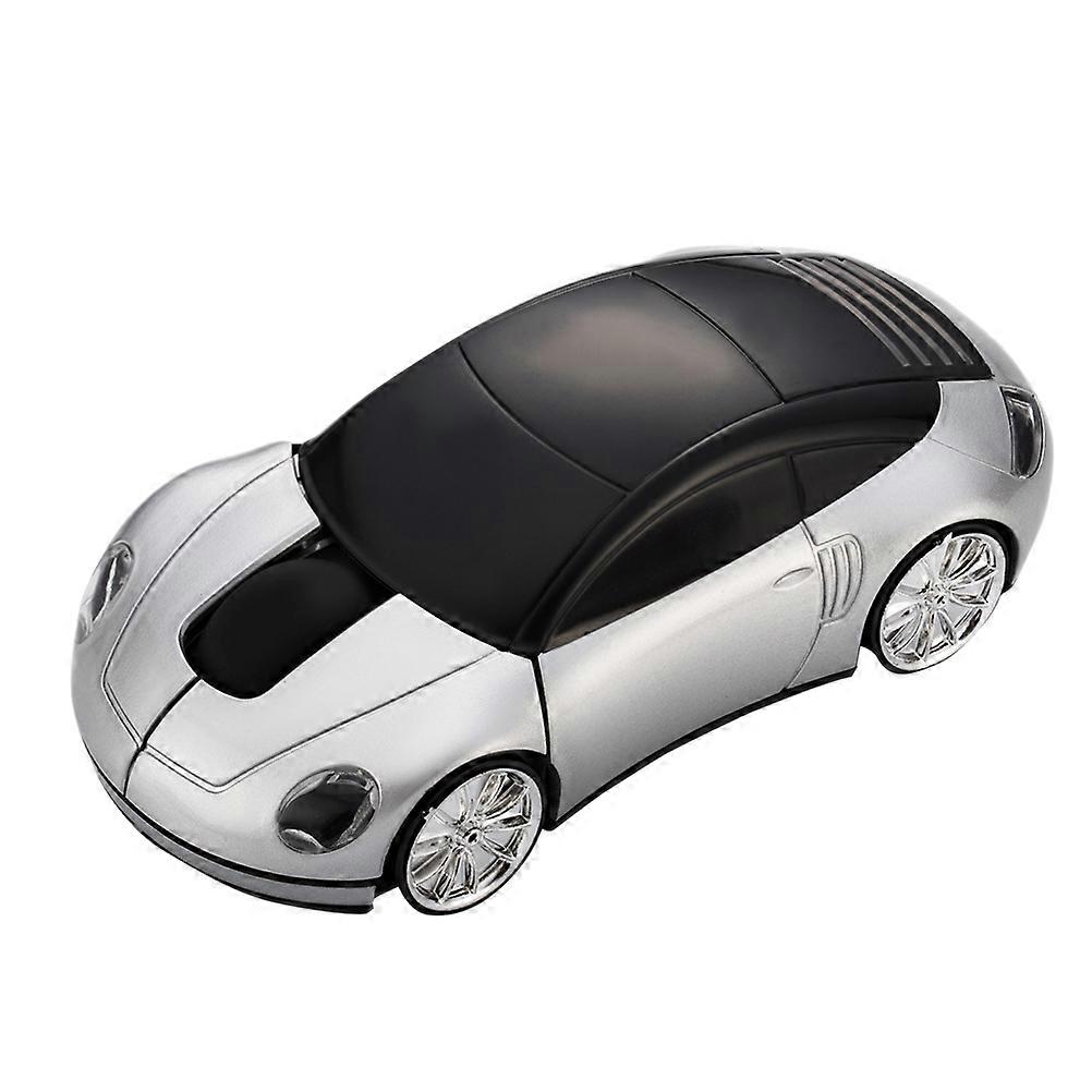 Optical Mouse 1600 Dpi Precision Silver Wireless Mouse for Computer Accessories